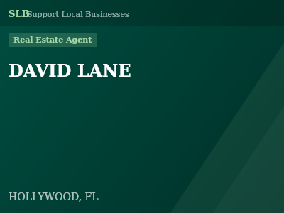 DAVID LANE — Real Estate Agent in HOLLYWOOD, FL