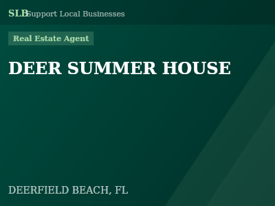 DEER SUMMER HOUSE — Real Estate Agent in DEERFIELD BEACH, FL