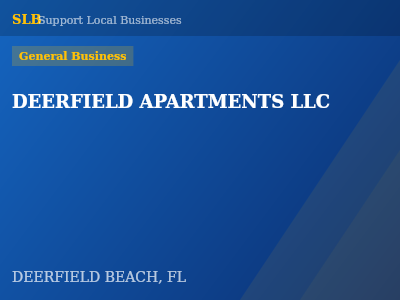 DEERFIELD APARTMENTS LLC — General Business in DEERFIELD BEACH, FL