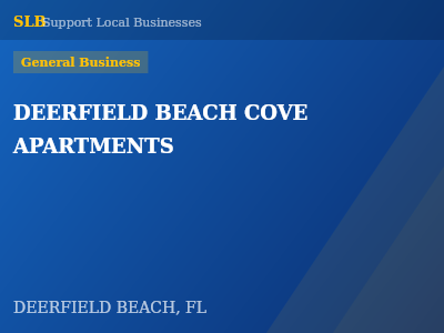 DEERFIELD BEACH COVE APARTMENTS — General Business in DEERFIELD BEACH, FL