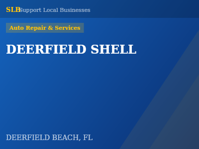DEERFIELD SHELL — Auto Repair & Services in DEERFIELD BEACH, FL