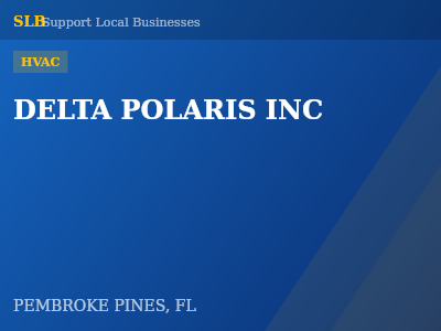 DELTA POLARIS INC — HVAC in PEMBROKE PINES, FL