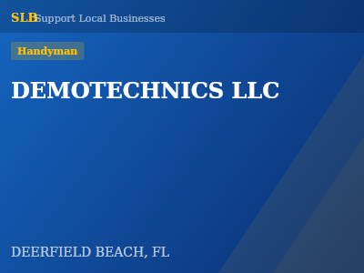 DEMOTECHNICS LLC — Handyman in DEERFIELD BEACH, FL