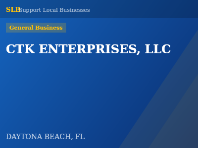 CTK ENTERPRISES, LLC — General Business in DAYTONA BEACH, FL