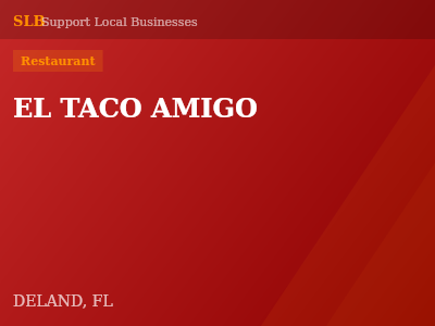 EL TACO AMIGO — Restaurant in DELAND, FL