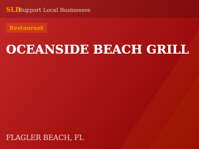 OCEANSIDE BEACH GRILL — Restaurant in FLAGLER BEACH, FL