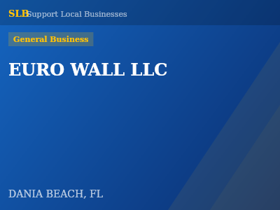 EURO WALL LLC — General Business in DANIA BEACH, FL
