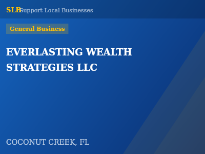 EVERLASTING WEALTH STRATEGIES LLC — General Business in COCONUT CREEK, FL