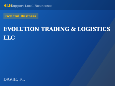 EVOLUTION TRADING & LOGISTICS  LLC — General Business in DAVIE, FL