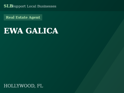 EWA GALICA — Real Estate Agent in HOLLYWOOD, FL