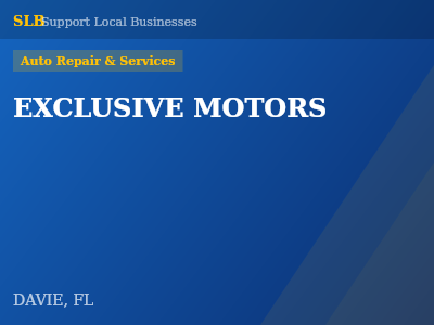 EXCLUSIVE MOTORS — Auto Repair & Services in DAVIE, FL