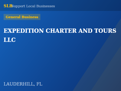 EXPEDITION CHARTER AND TOURS LLC — General Business in LAUDERHILL, FL
