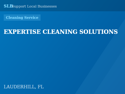 EXPERTISE CLEANING SOLUTIONS — Cleaning Service in LAUDERHILL, FL