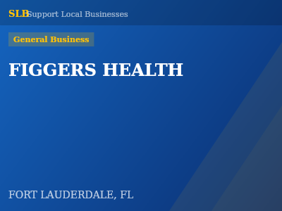 FIGGERS HEALTH — General Business in FORT LAUDERDALE, FL