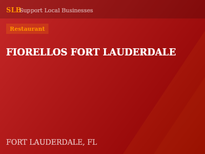 FIORELLOS FORT LAUDERDALE — Restaurant in FORT LAUDERDALE, FL