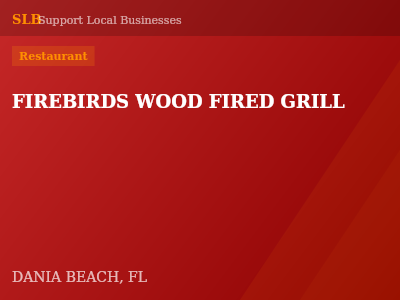 FIREBIRDS WOOD FIRED GRILL — Restaurant in DANIA BEACH, FL