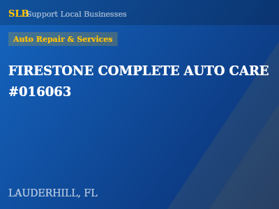 FIRESTONE COMPLETE AUTO CARE #016063 — Auto Repair & Services in LAUDERHILL, FL