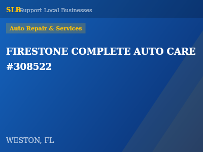FIRESTONE COMPLETE AUTO CARE #308522 — Auto Repair & Services in WESTON, FL