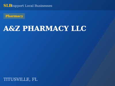 A&Z PHARMACY LLC — Pharmacy in TITUSVILLE, FL