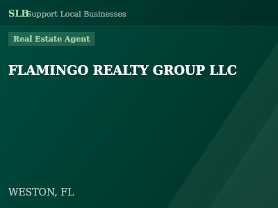 FLAMINGO REALTY GROUP LLC — Real Estate Agent in WESTON, FL
