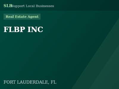 FLBP INC — Real Estate Agent in FORT LAUDERDALE, FL