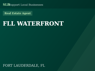FLL WATERFRONT — Real Estate Agent in FORT LAUDERDALE, FL