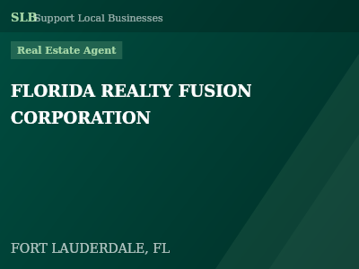 FLORIDA REALTY FUSION CORPORATION — Real Estate Agent in FORT LAUDERDALE, FL