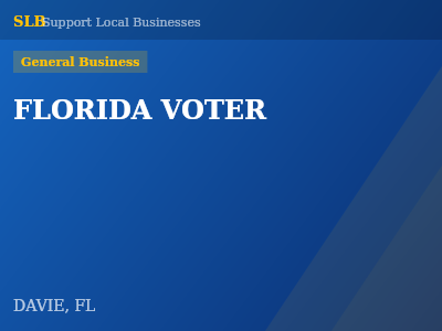 FLORIDA VOTER — General Business in DAVIE, FL