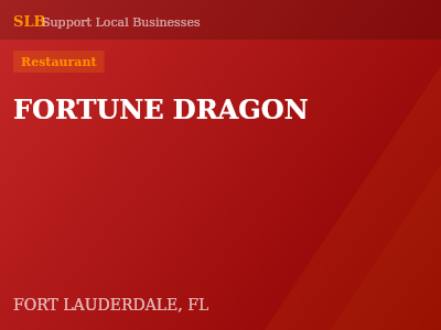 FORTUNE DRAGON — Restaurant in FORT LAUDERDALE, FL