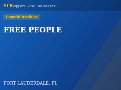 FREE PEOPLE — General Business in FORT LAUDERDALE, FL