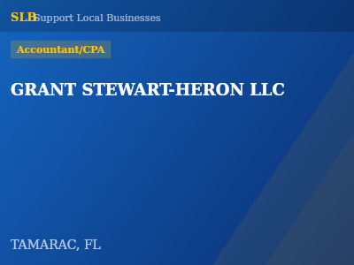 GRANT STEWART-HERON LLC — Accountant/CPA in TAMARAC, FL