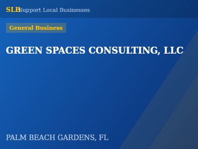 GREEN SPACES CONSULTING, LLC — General Business in PALM BEACH GARDENS, FL