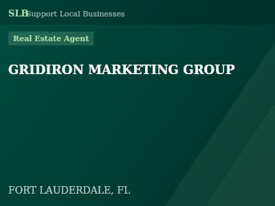 GRIDIRON MARKETING GROUP — Real Estate Agent in FORT LAUDERDALE, FL