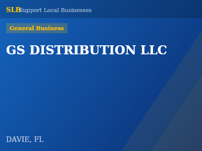 GS DISTRIBUTION LLC — General Business in DAVIE, FL
