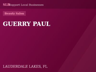 GUERRY PAUL — Beauty Salon in LAUDERDALE LAKES, FL