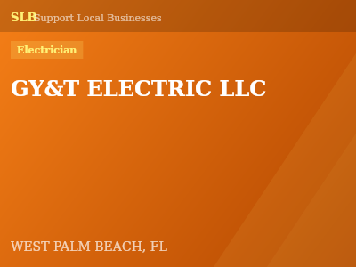 GY&T ELECTRIC LLC — Electrician in WEST PALM BEACH, FL