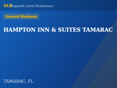 HAMPTON INN & SUITES TAMARAC — General Business in TAMARAC, FL