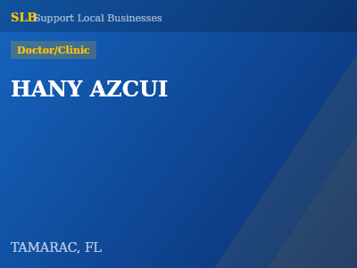 HANY AZCUI — Doctor/Clinic in TAMARAC, FL