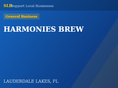 HARMONIES BREW — General Business in LAUDERDALE LAKES, FL