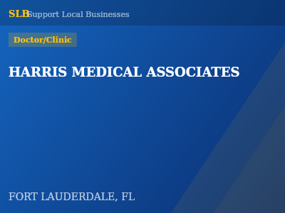 HARRIS MEDICAL ASSOCIATES — Doctor/Clinic in FORT LAUDERDALE, FL