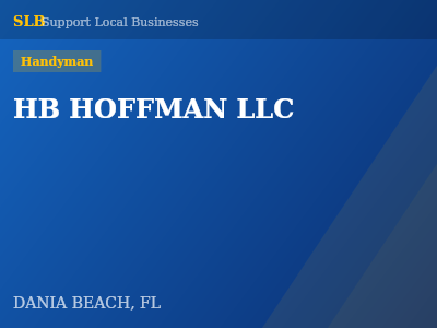 HB HOFFMAN LLC — Handyman in DANIA BEACH, FL