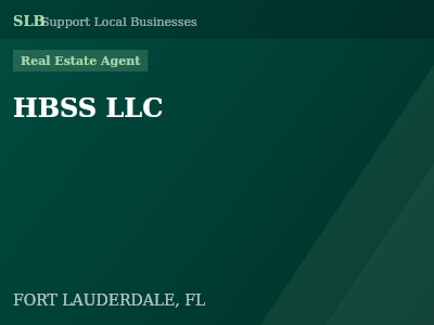 HBSS LLC — Real Estate Agent in FORT LAUDERDALE, FL