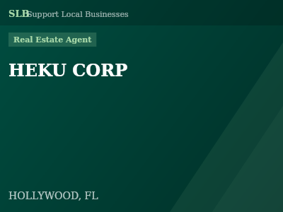 HEKU CORP — Real Estate Agent in HOLLYWOOD, FL
