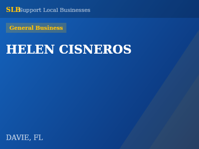 HELEN CISNEROS — General Business in DAVIE, FL