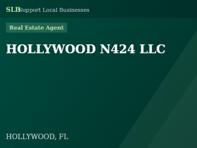 HOLLYWOOD N424 LLC — Real Estate Agent in HOLLYWOOD, FL