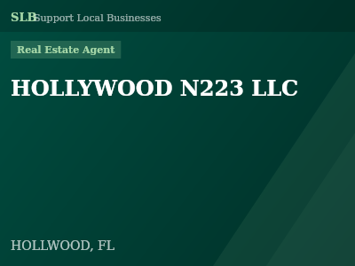 HOLLYWOOD N223 LLC — Real Estate Agent in HOLLWOOD, FL