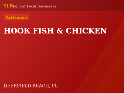 HOOK FISH & CHICKEN — Restaurant in DEERFIELD BEACH, FL