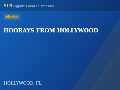 HOORAYS FROM HOLLYWOOD — Florist in HOLLYWOOD, FL