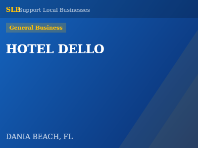 HOTEL DELLO — General Business in DANIA BEACH, FL