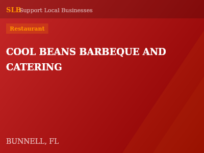 COOL BEANS BARBEQUE AND CATERING — Restaurant in BUNNELL, FL
